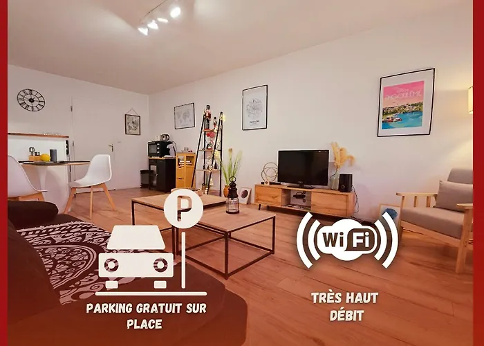 Appartement Cosy Proche Gare - Fibre Optique Et Parking